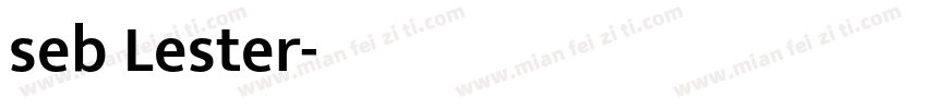 seb Lester字体转换